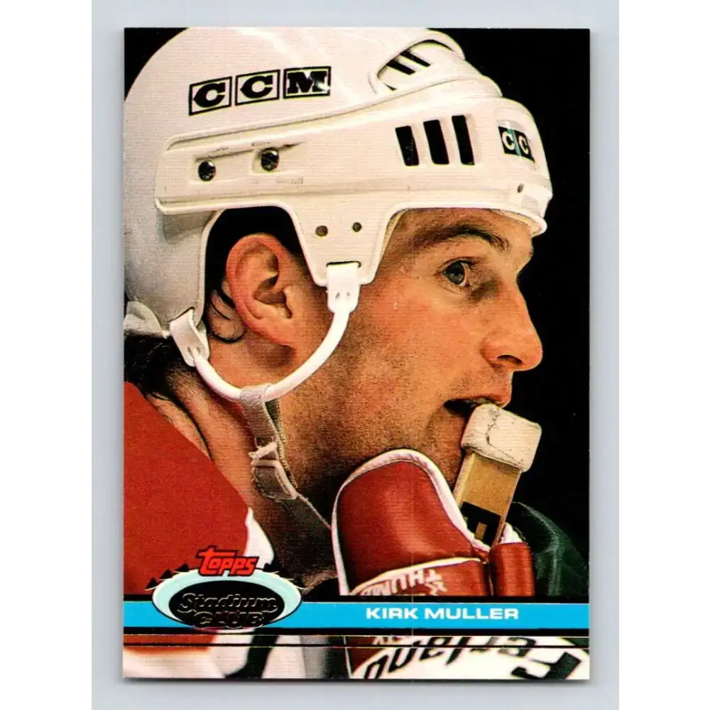 1991-92 Topps Stadium Club #193 Kirk Muller NM-MT New Jersey Devils Hockey Card - Hockey Card Single