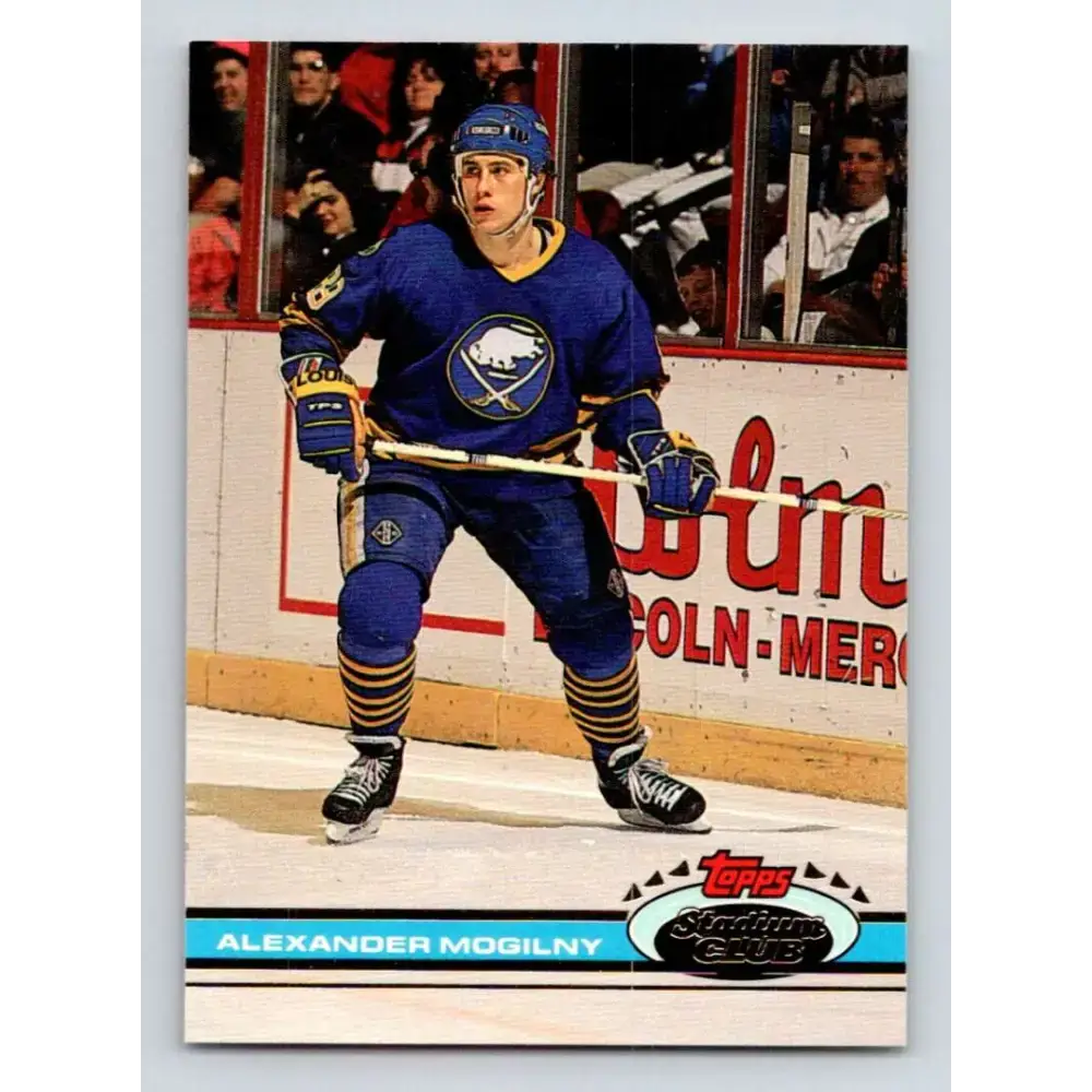 1991-92 Topps Stadium Club #195 Alexander Mogilny NM-MT Buffalo Sabres Hockey Card - Hockey Card Single