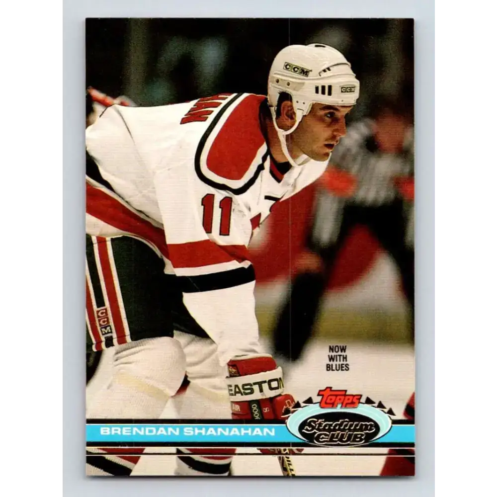 1991-92 Topps Stadium Club #199 Brendan Shanahan NM-MT St. Louis Blues Hockey Card - Hockey Card Single