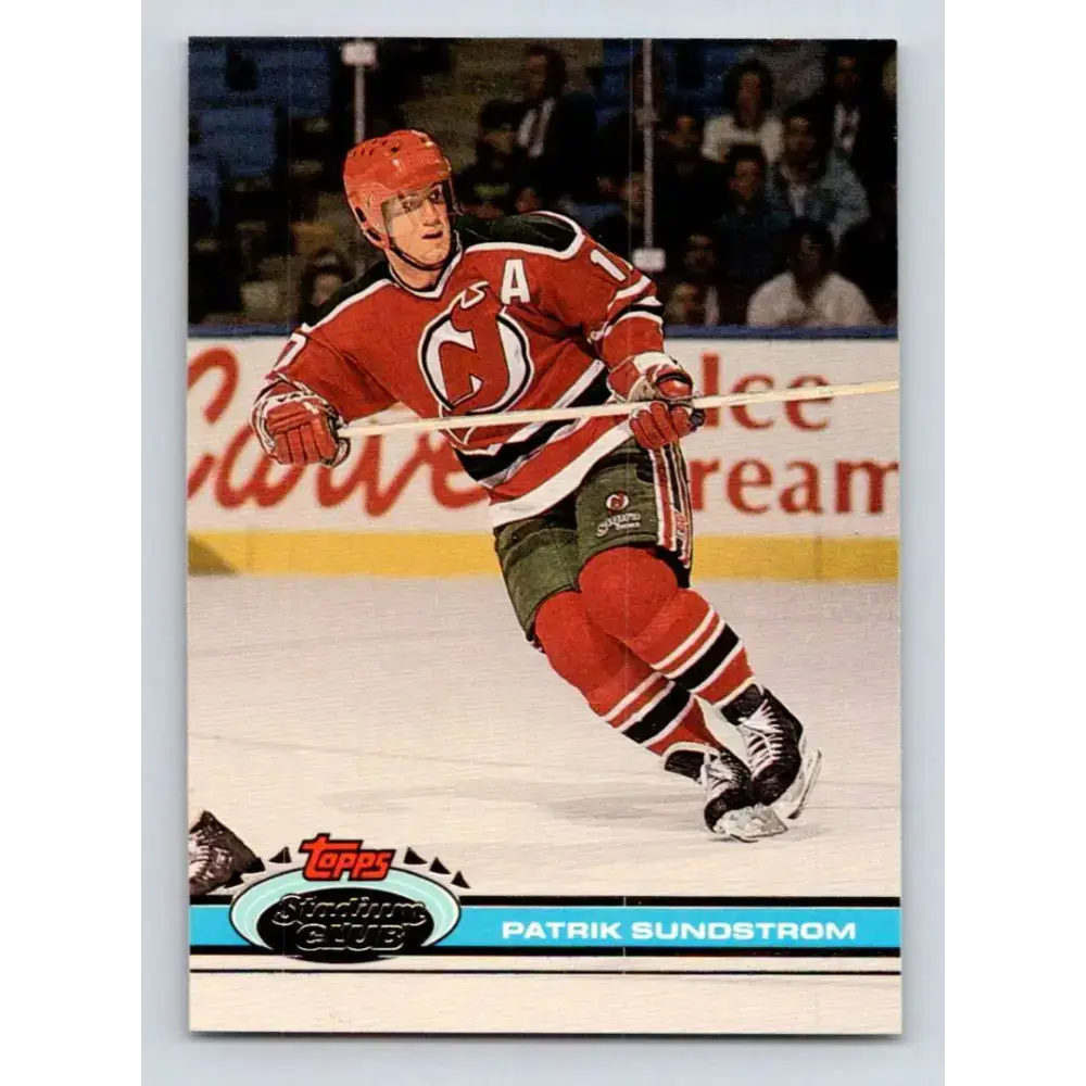 1991-92 Topps Stadium Club #229 Patrik Sundstrom NM-MT New Jersey Devils Hockey Card - Hockey Card Single