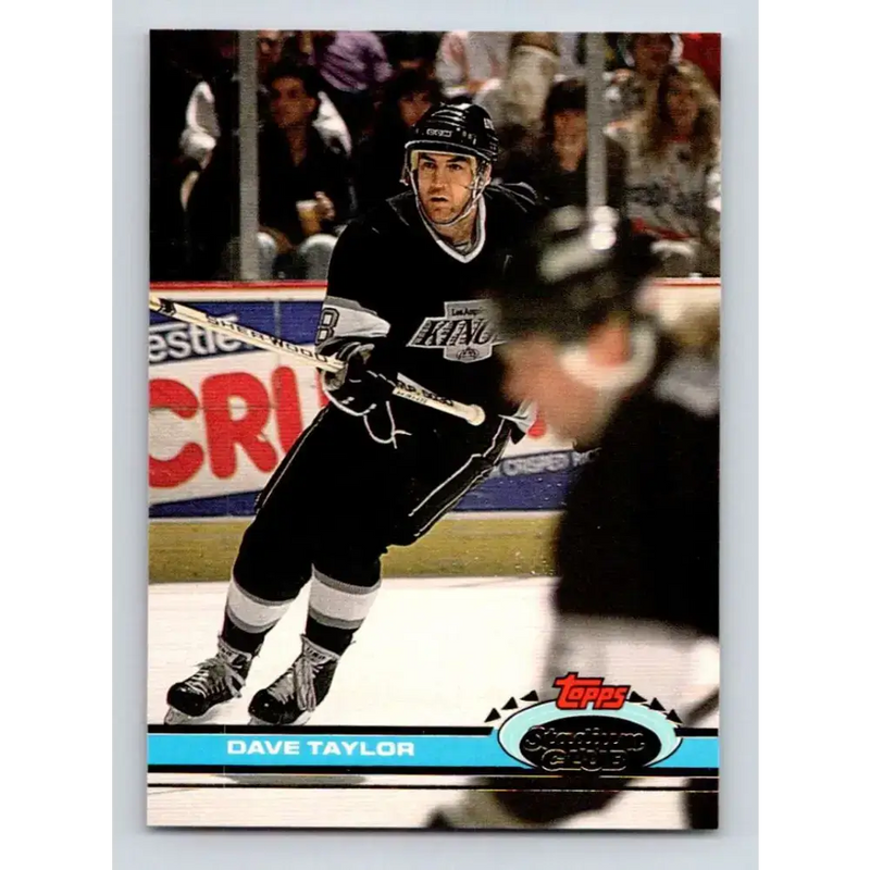 1991-92 Topps Stadium Club #232 Dave Taylor NM-MT Los Angeles Kings Hockey Card - Hockey Card Single