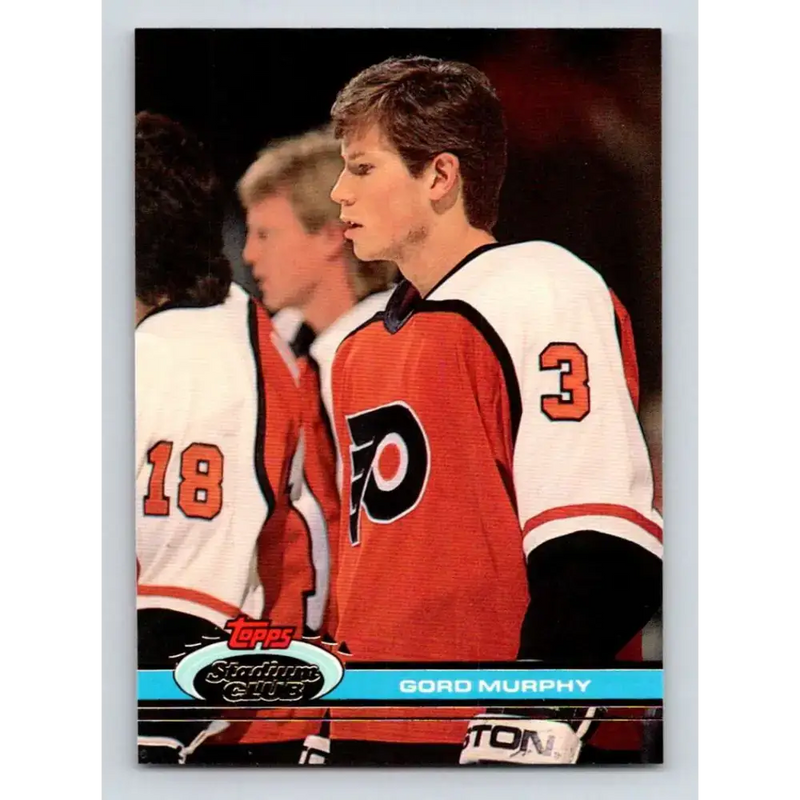 1991-92 Topps Stadium Club #248 Gord Murphy NM-MT Philadelphia Flyers Hockey Card - Hockey Card Single