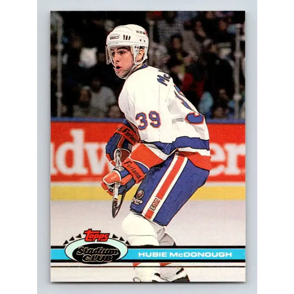 1991-92 Topps Stadium Club #260 Hubie McDonough NM-MT New York Islanders Hockey Card - Hockey Card Single