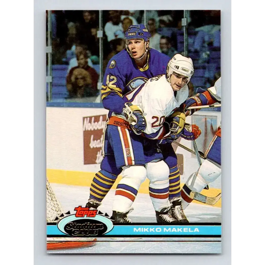 1991-92 Topps Stadium Club #261 Mikko Makela NM-MT Buffalo Sabres Hockey Card - Hockey Card Single