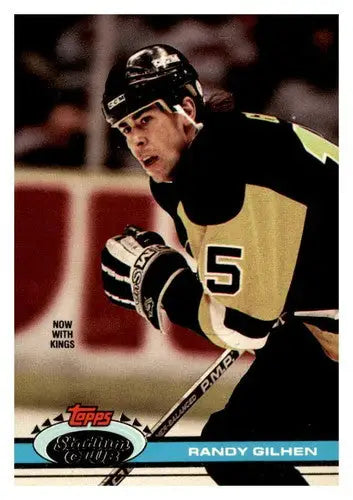 1991-92 Topps Stadium Club #275 Randy Gilhen Near Mint or Better Kings - Hockey Card Single