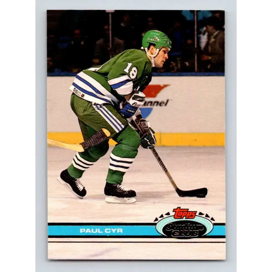 1991-92 Topps Stadium Club #279 Paul Cyr NM-MT Hartford Whalers Hockey Card - Hockey Card Single