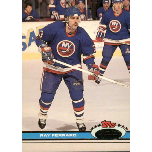 1991-92 Topps Stadium Club #3 Ray Ferraro NM-MT New York Islanders Hockey Card - Hockey Card Single