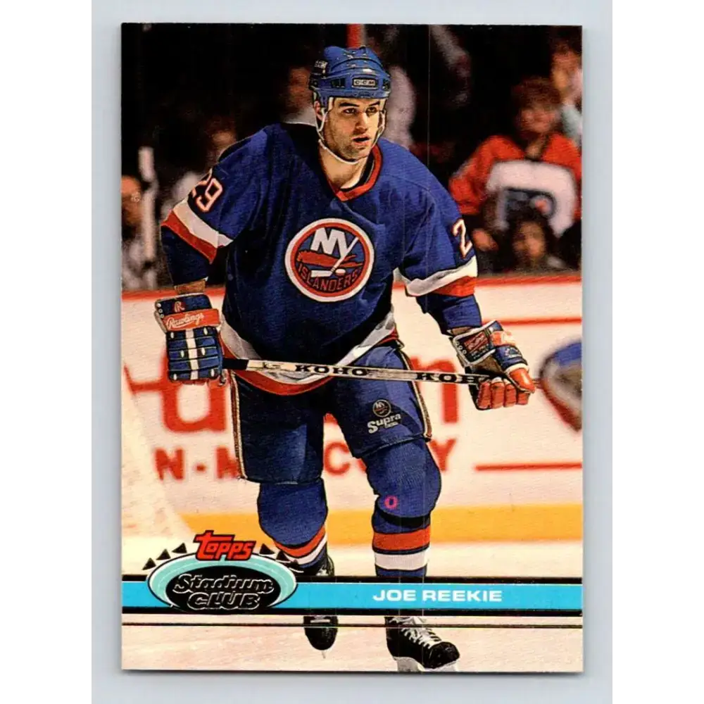 1991-92 Topps Stadium Club #304 Joe Reekie NM-MT New York Rangers Hockey Card - Hockey Card Single