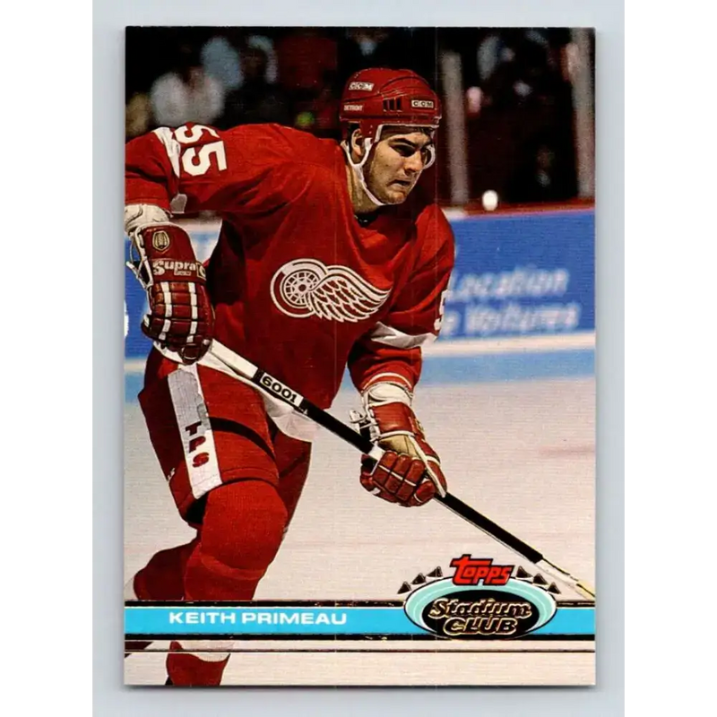 1991-92 Topps Stadium Club #305 Keith Primeau NM-MT Detroit Red Wings Hockey Card - Hockey Card Single
