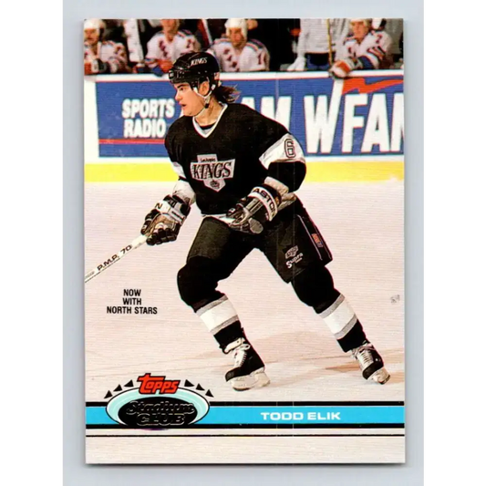 1991-92 Topps Stadium Club #310 Todd Elik NM-MT Minnesota North Stars Hockey Card - Hockey Card Single