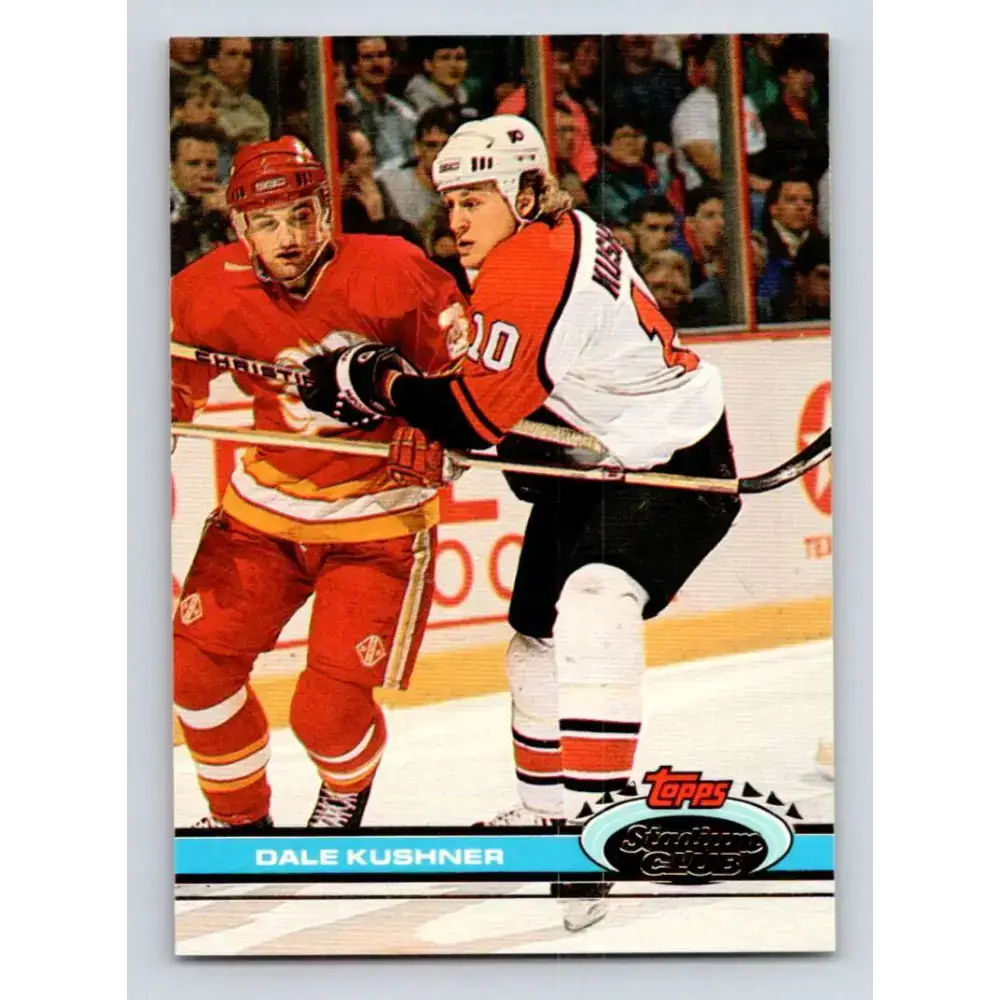 1991-92 Topps Stadium Club #349 Dale Kushner NM-MT Philadelphia Flyers Hockey Card - Hockey Card Single