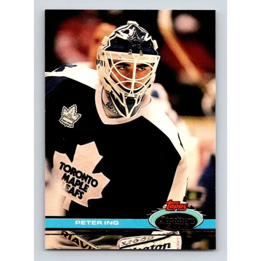 1991-92 Topps Stadium Club #352 Peter Ing NM-MT Toronto Maple Leafs Hockey Card - Hockey Card Single