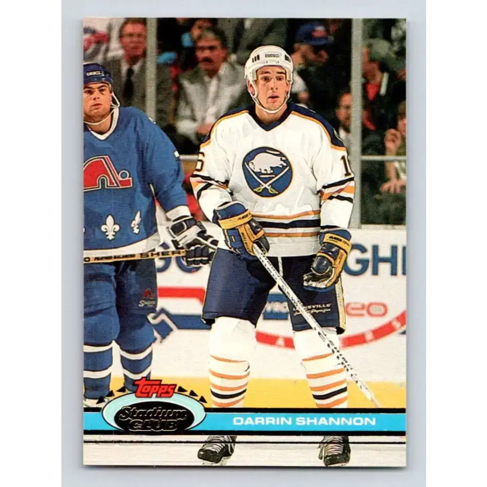1991-92 Topps Stadium Club #361 Darrin Shannon NM-MT Buffalo Sabres Hockey Card - Hockey Card Single
