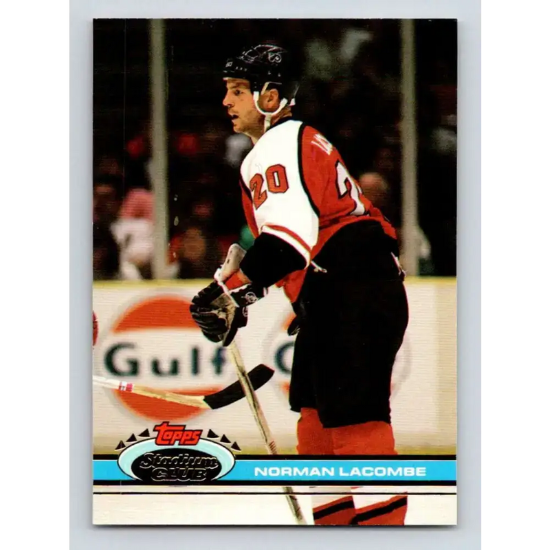 1991-92 Topps Stadium Club #363 Normand Lacombe NM-MT Philadelphia Flyers Hockey Card - Hockey Card Single