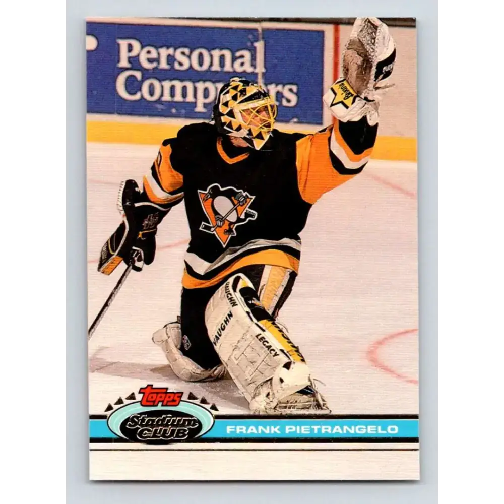 1991-92 Topps Stadium Club #364 Frank Pietrangelo NM-MT Pittsburgh Penguins Hockey Card - Hockey Card Single