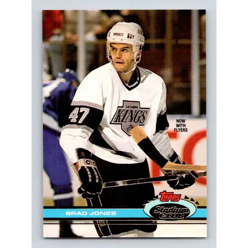 1991-92 Topps Stadium Club #368 Brad Jones NM-MT Philadelphia Flyers Hockey Card - Hockey Card Single