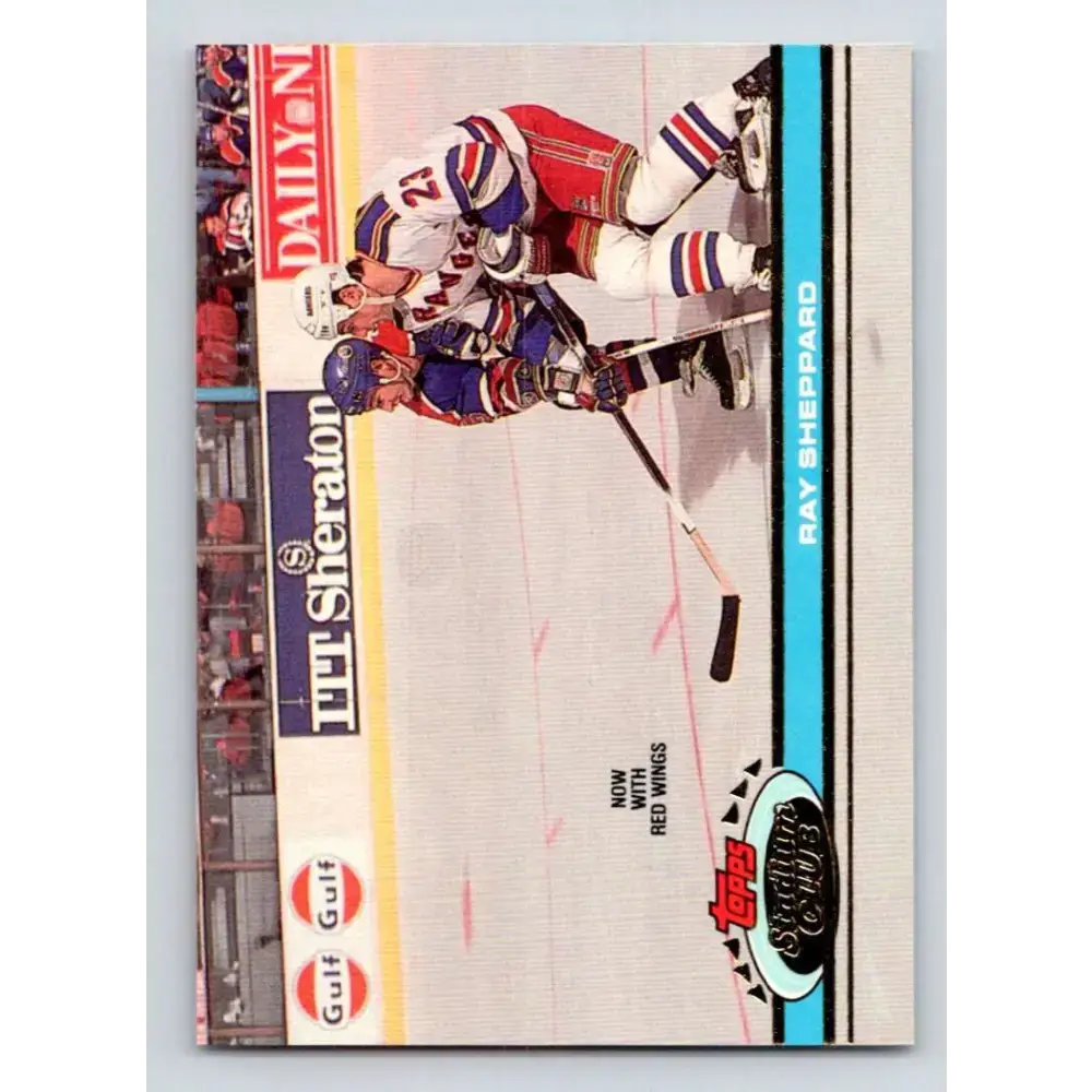 1991-92 Topps Stadium Club #381 Ray Sheppard NM-MT Detroit Red Wings Hockey Card - Hockey Card Single