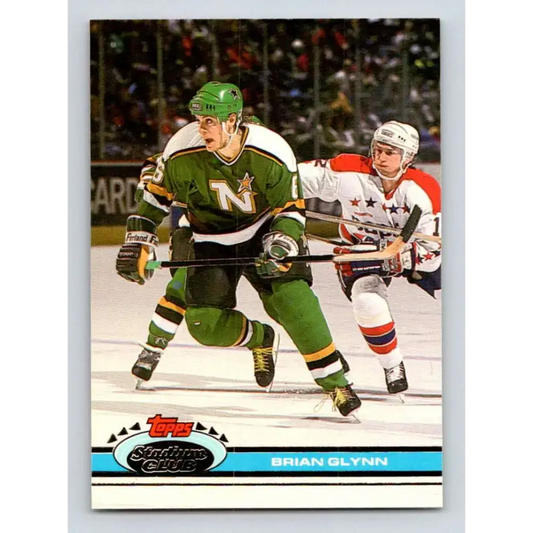 1991-92 Topps Stadium Club #388 Brian Glynn NM-MT Minnesota North Stars Hockey Card - Hockey Card Single