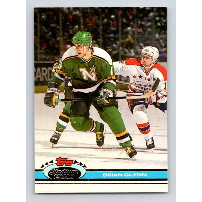 1991-92 Topps Stadium Club #388 Brian Glynn NM-MT Minnesota North Stars Hockey Card - Hockey Card Single