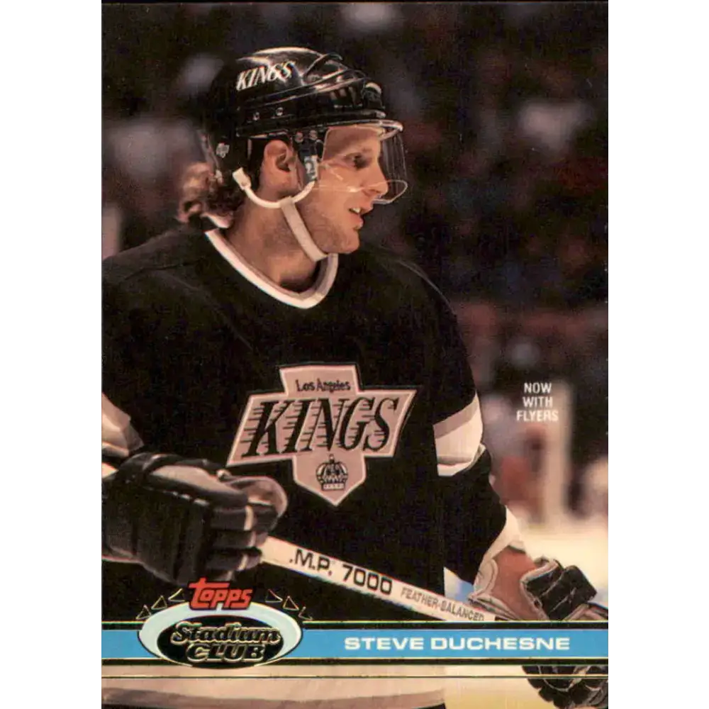 1991-92 Topps Stadium Club #58 Steve Duchesne NM-MT Philadelphia Flyers Hockey Card - Hockey Card Single