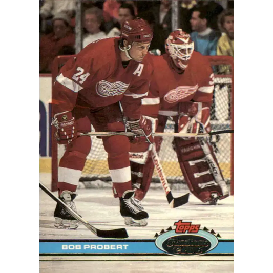 1991-92 Topps Stadium Club #59 Bob Probert NM-MT Detroit Red Wings Hockey Card - Hockey Card Single