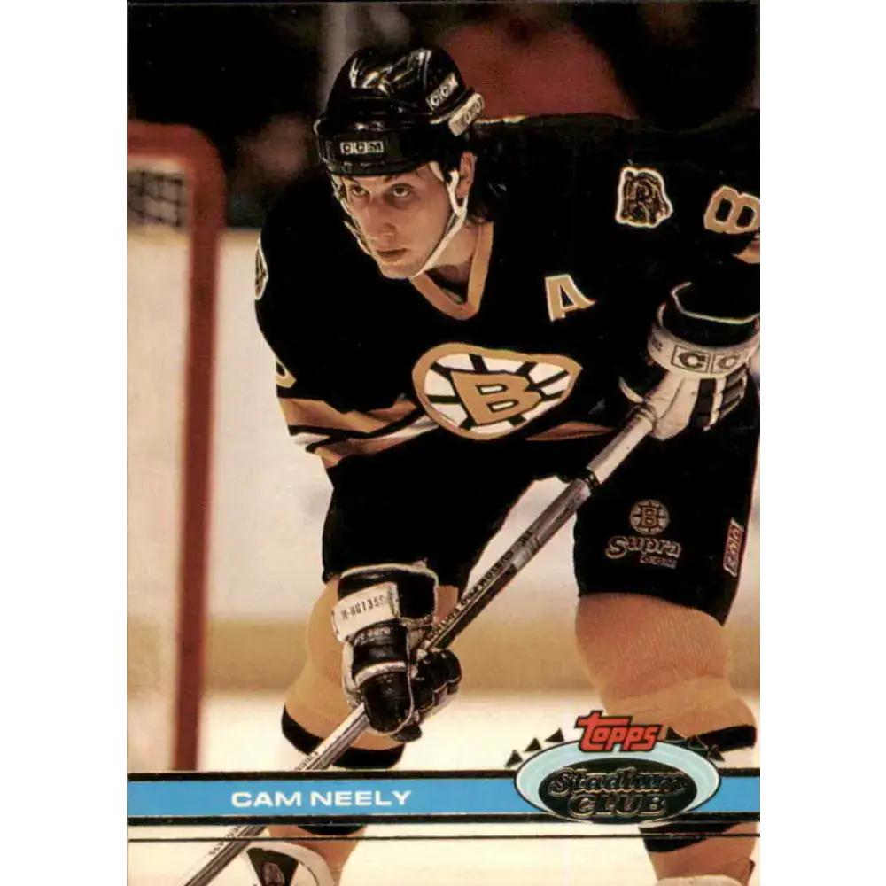1991-92 Topps Stadium Club #64 Cam Neely NM-MT Boston Bruins Hockey Card - Hockey Card Single