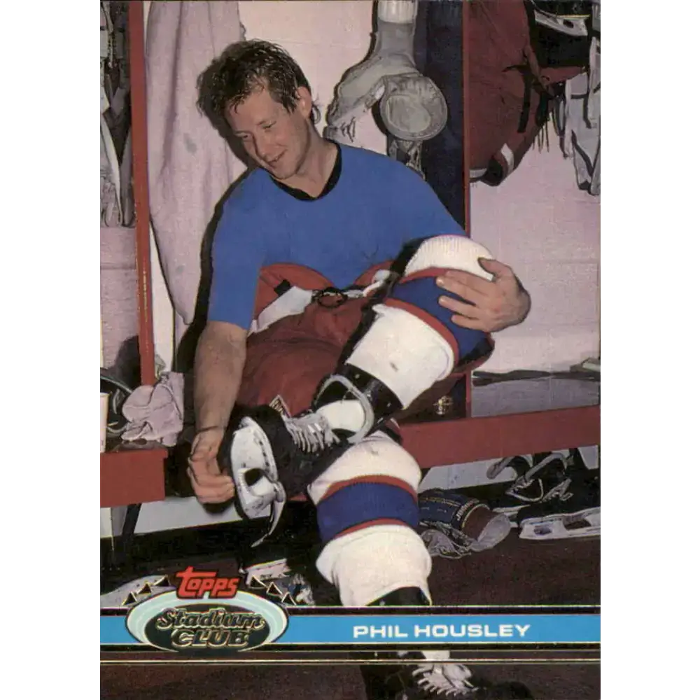 1991-92 Topps Stadium Club #65 Phil Housley NM-MT Winnipeg Jets Hockey Card - Hockey Card Single