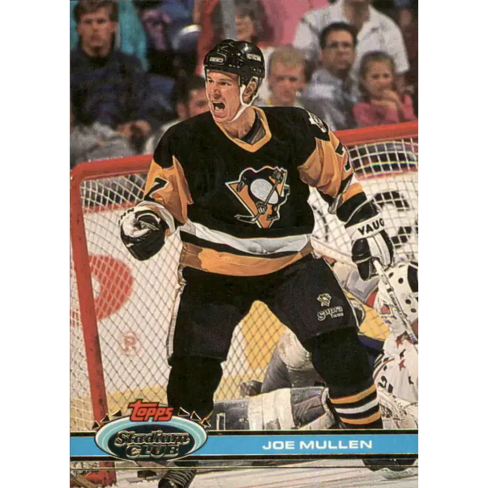 1991-92 Topps Stadium Club #7 Joe Mullen NM-MT Pittsburgh Penguins Hockey Card - Hockey Card Single