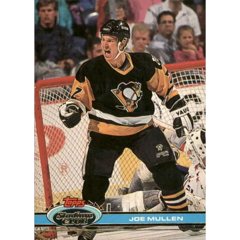 1991-92 Topps Stadium Club #7 Joe Mullen NM-MT Pittsburgh Penguins Hockey Card - Hockey Card Single