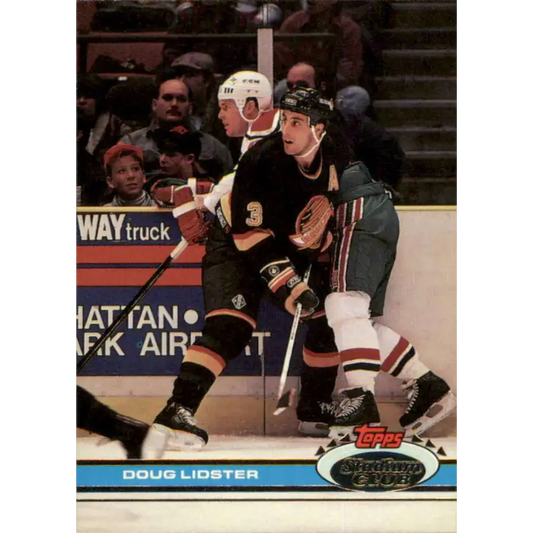 1991-92 Topps Stadium Club #72 Doug Lidster NM-MT Vancouver Canucks Hockey Card - Hockey Card Single
