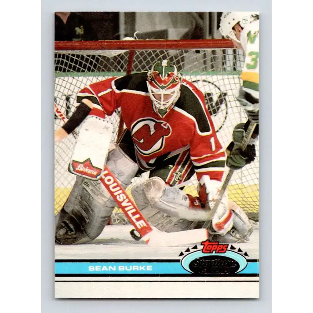 1991-92 Topps Stadium Club #76 Sean Burke NM-MT New Jersey Devils Hockey Card - Hockey Card Single
