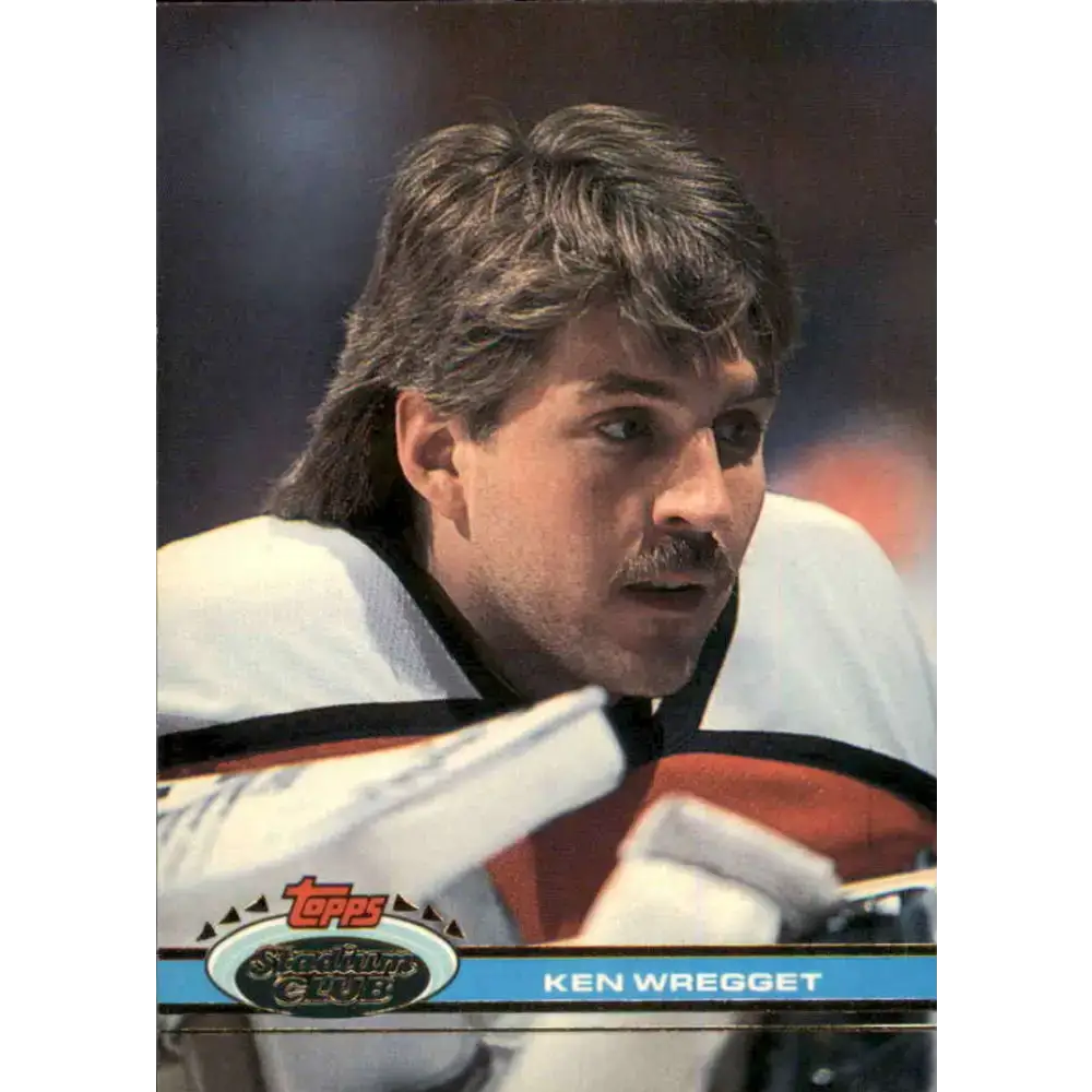 1991-92 Topps Stadium Club #8 Ken Wregget NM-MT Philadelphia Flyers Hockey Card - Hockey Card Single