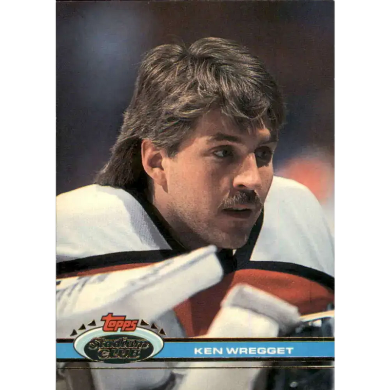 1991-92 Topps Stadium Club #8 Ken Wregget NM-MT Philadelphia Flyers Hockey Card - Hockey Card Single