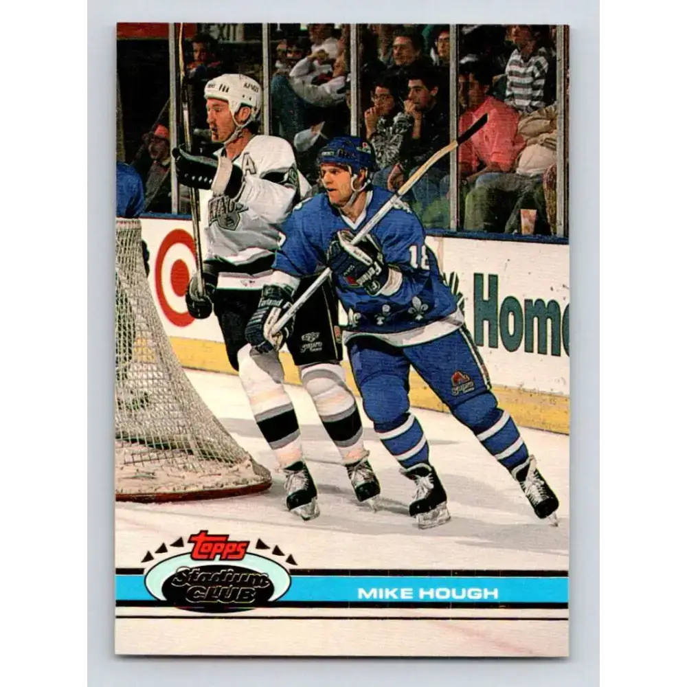 1991-92 Topps Stadium Club #80 Mike Hough NM-MT Quebec Nordiques Hockey Card - Hockey Card Single