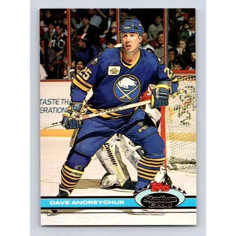 1991-92 Topps Stadium Club #93 Dave Andreychuk NM-MT Buffalo Sabres Hockey Card - Hockey Card Single
