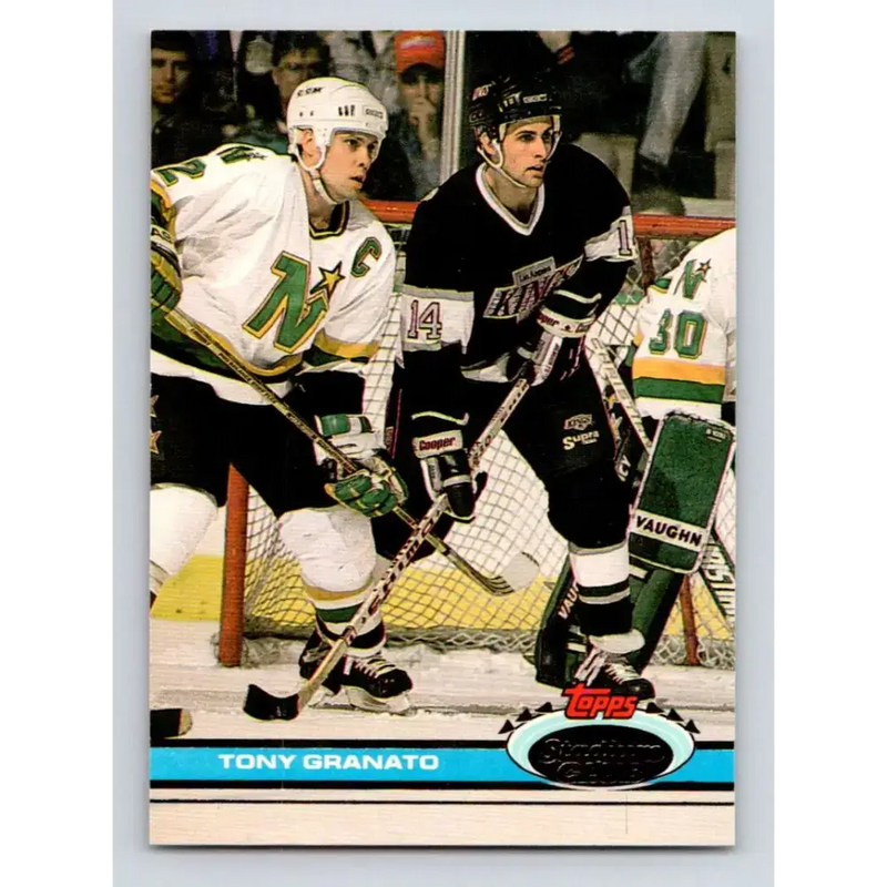 1991-92 Topps Stadium Club #97 Tony Granato NM-MT Los Angeles Kings Hockey Card - Hockey Card Single