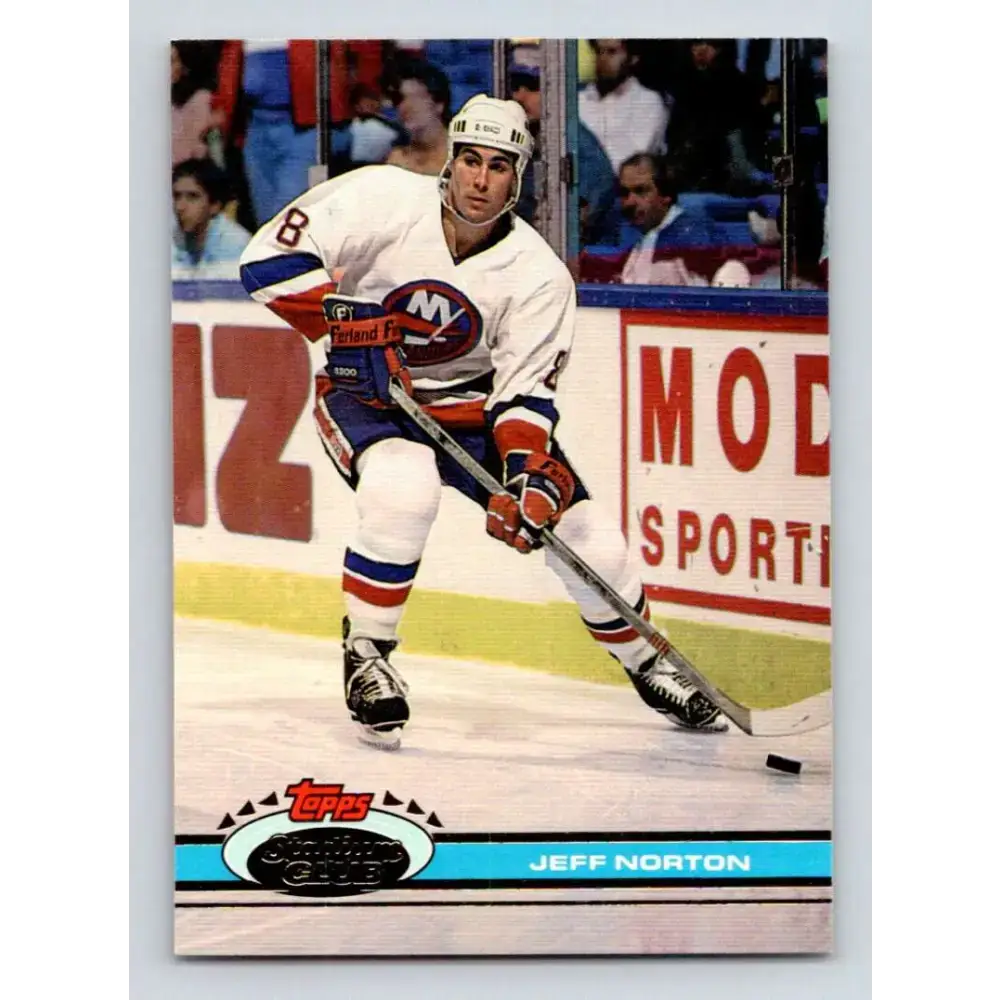 1991-92 Topps Stadium Club #98 Jeff Norton NM-MT New York Islanders Hockey Card - Hockey Card Single
