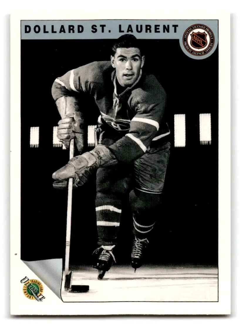 1991-92 Ultimate Original 6 #15 Dollard St. Laurent - Hockey Card Single