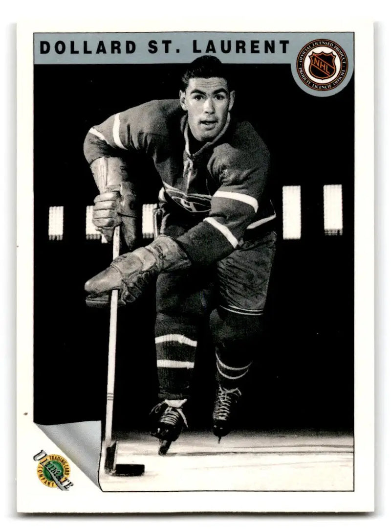 1991-92 Ultimate Original 6 #15 Dollard St. Laurent - Hockey Card Single