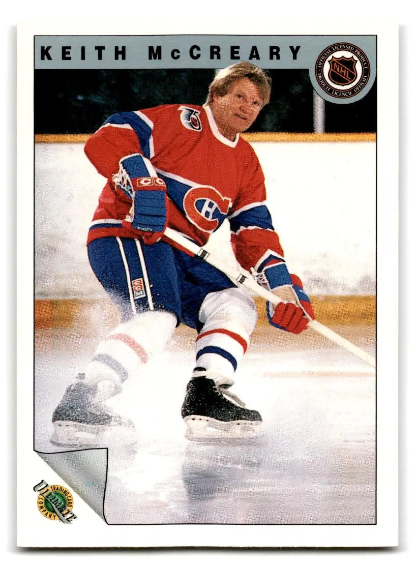 1991-92 Ultimate Original 6 #98 Keith McCreary - Hockey Card Single