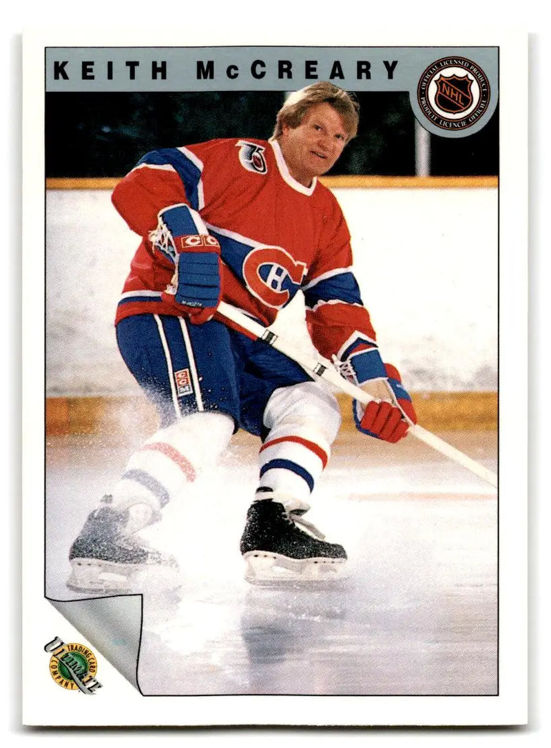 1991-92 Ultimate Original 6 #98 Keith McCreary - Hockey Card Single