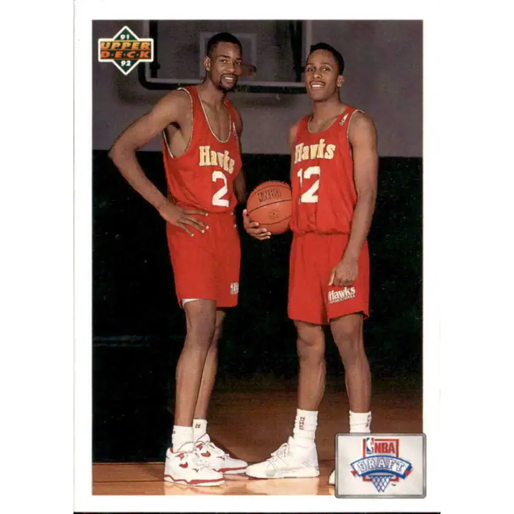 1991-92 Upper Deck #1 Stacey Augmon/Rodney Monroe CL NM-MT Atlanta Hawks Basketball Card - Basketball Card Single