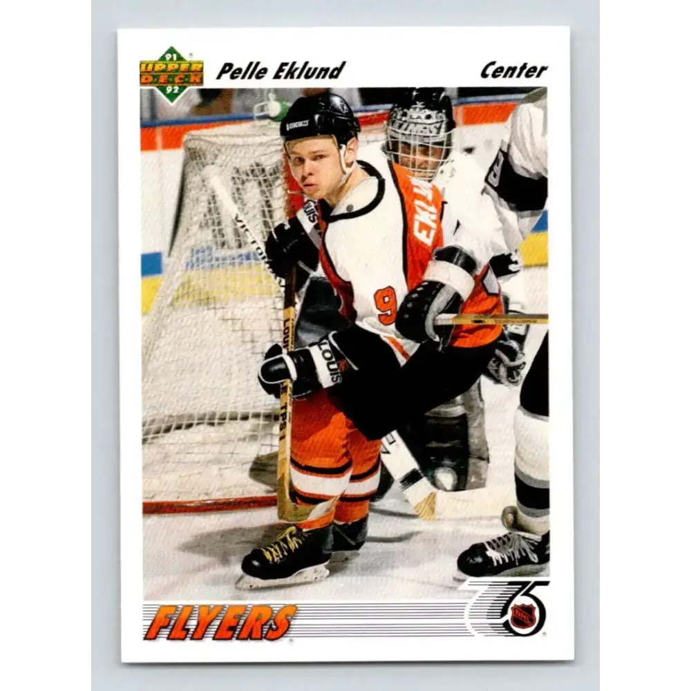 1991-92 Upper Deck #103 Pelle Eklund NM-MT Philadelphia Flyers Hockey Card - Hockey Card Single