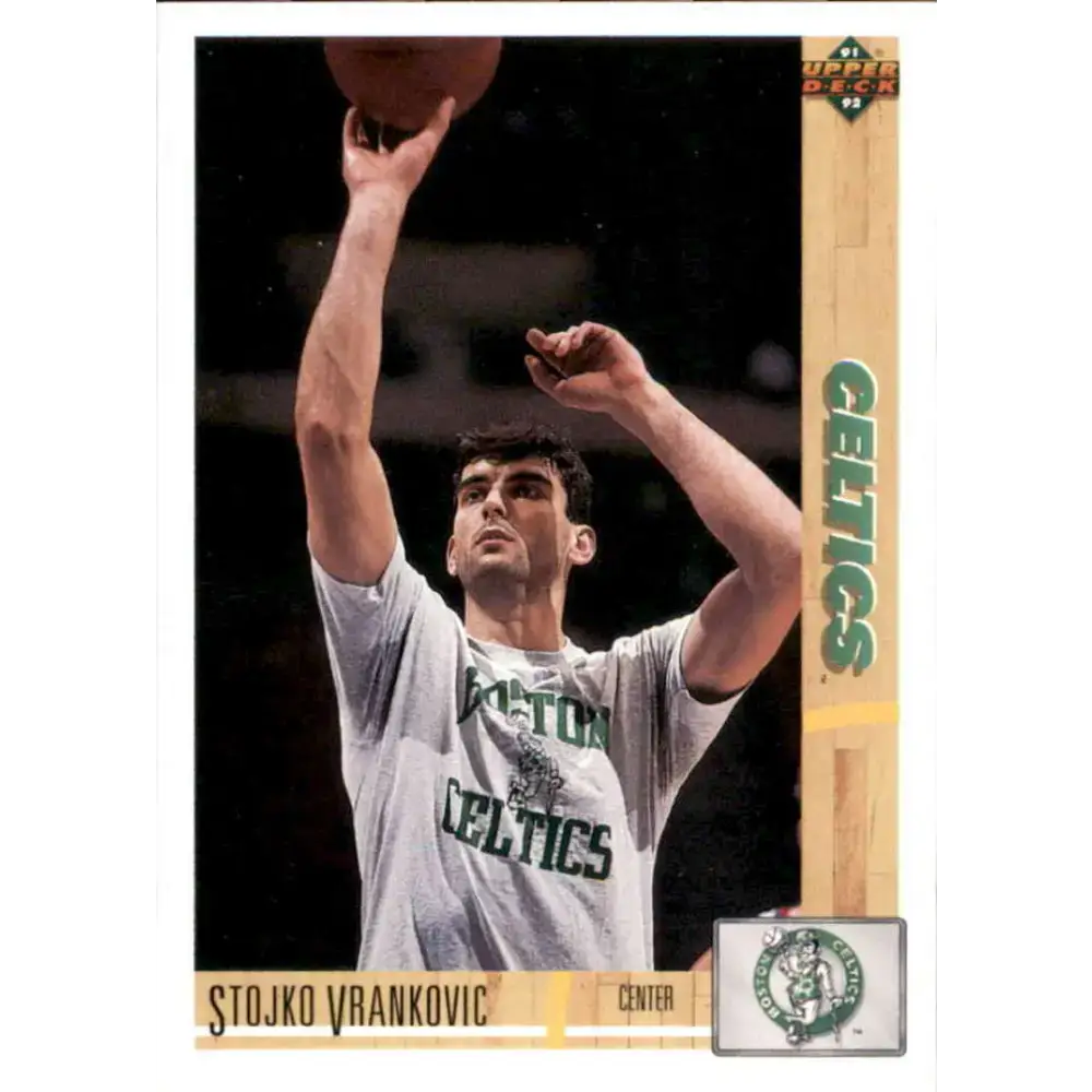 1991-92 Upper Deck #103 Stojko Vrankovic NM-MT Boston Celtics Basketball Card - Basketball Card Single