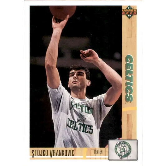 1991-92 Upper Deck #103 Stojko Vrankovic NM-MT Boston Celtics Basketball Card - Basketball Card Single