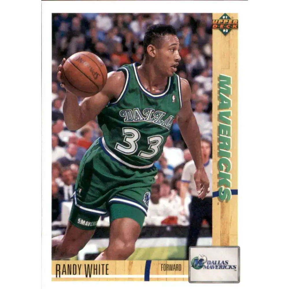 1991-92 Upper Deck #105 Randy White NM-MT Dallas Mavericks Basketball Card - Basketball Card Single