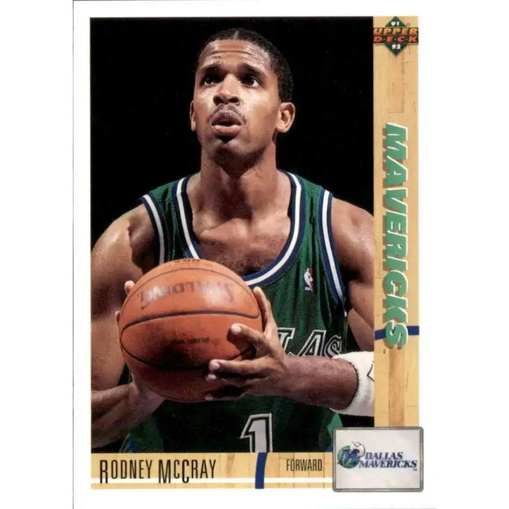 1991-92 Upper Deck #109 Rodney McCray NM-MT Dallas Mavericks Basketball Card - Basketball Card Single