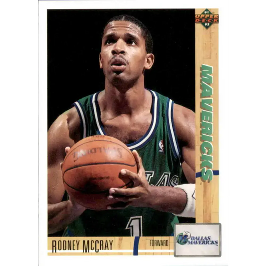 1991-92 Upper Deck #109 Rodney McCray NM-MT Dallas Mavericks Basketball Card - Basketball Card Single