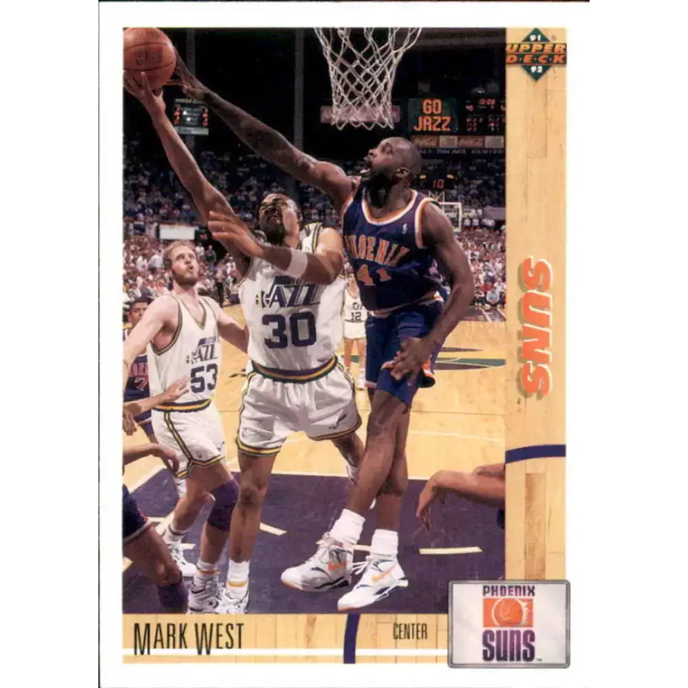 1991-92 Upper Deck #115 Mark West NM-MT Phoenix Suns Basketball Card - Basketball Card Single