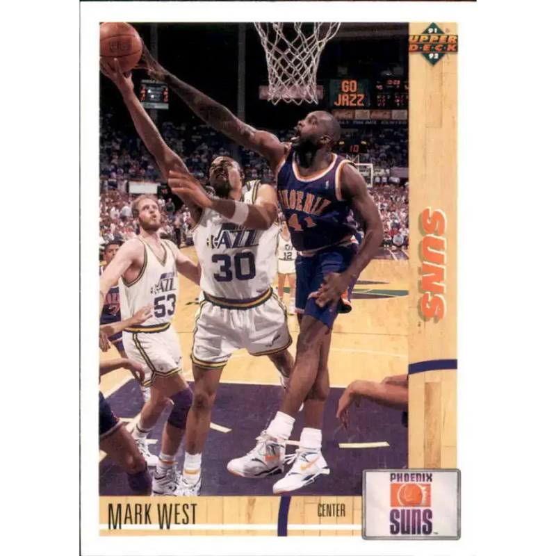 1991-92 Upper Deck #115 Mark West NM-MT Phoenix Suns Basketball Card - Basketball Card Single